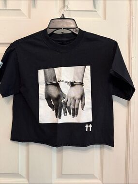 OTR 11 Beyoncé JayZ Cuffed Crop Tee S